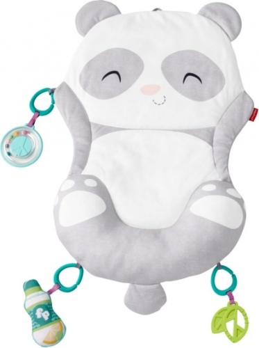 Fisher Price speelkleed Panda 74 x 45 cm grijs/wit 4 delig