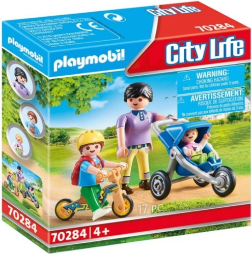 PLAYMOBIL City Life: Mama met kinderen (70284)