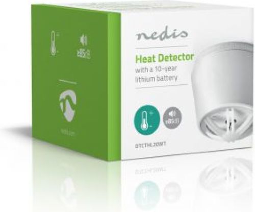 Nedis Hittemelder | Compact Design | Levensduur 10 Jaar