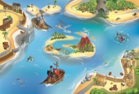 ACHOKA Speelkleed Pirates 100 x 150 cm