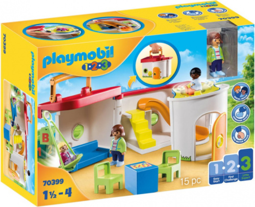 PLAYMOBIL 1,2,3 Mijn meeneem kinderdagverblijf (70399)