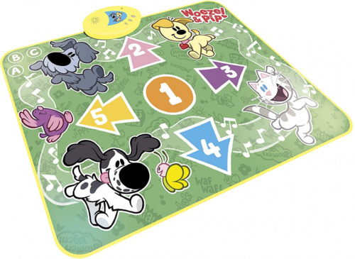 Studio 100 speelmat interactief Woezel & Pip junior 37 cm groen