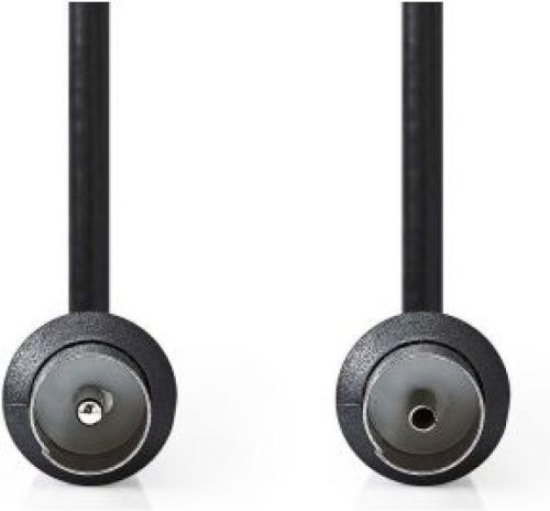 Nedis Coaxkabel 90 dB | IEC (Coax) Male - IEC (Coax) Female | 1,5 m | Zwart