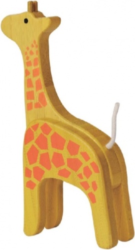EverEarth speelfiguur giraffe geel 10x18x4 cm