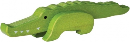 EverEarth speelfiguur krokodil groen 9x4x4 cm