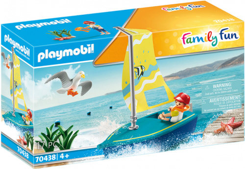 PLAYMOBIL Family Fun zeilboot junior 17 delig