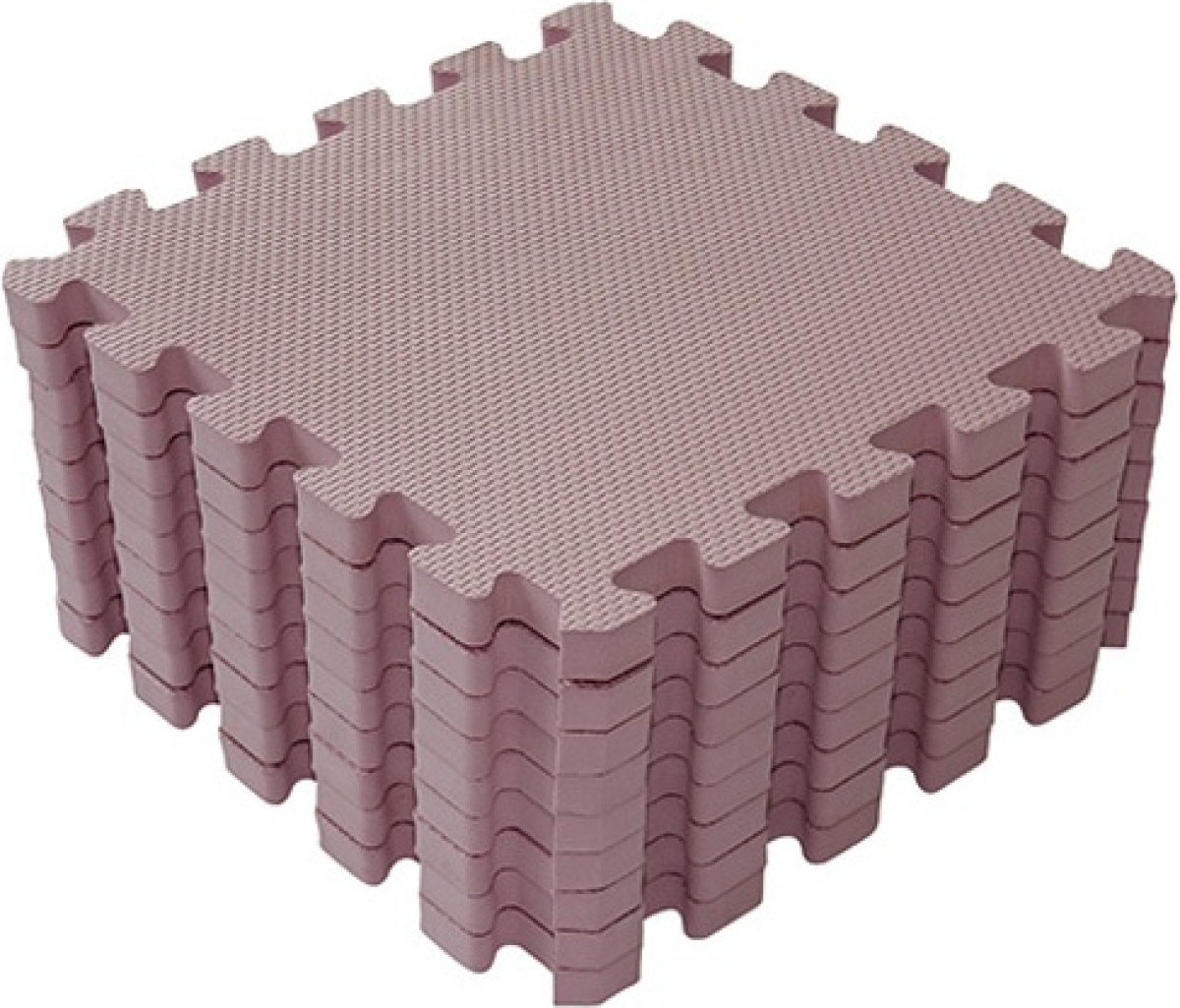 BabyDan speelmat junior 90 cm foam roze 9 delig