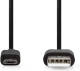 Nedis USB 2.0-Kabel | A Male - Micro-B Male | 5,0 m | Zwart