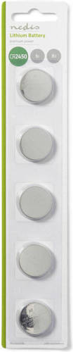 Nedis Lithium knoopcel-batterij CR2450 | 3 V | 5 stuks | Blister