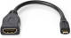 Nedis High Speed HDMI™-kabel met Ethernet | HDMI™-micro-connector - HDMI™ female | 0,2 m | Zwart
