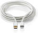 Nedis Apple Lightning-Kabel | Apple Lightning 8-Pins Male - USB-C | 1,00 m | Aluminium