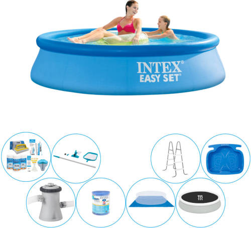 Intex Easy Set Rond 244x61 Cm - Deluxe Zwembad Set