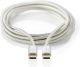 Nedis USB 3.1-kabel (Gen1) | Type-C male - Type-C male | 1,0 m | Aluminium