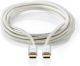 Nedis USB 3.1-kabel (Gen2) | Type-C male - Type-C male | 1,0 m | Aluminium