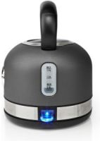 Nedis Waterkoker | 1.7 L | 360° Draaibaar | Grijs