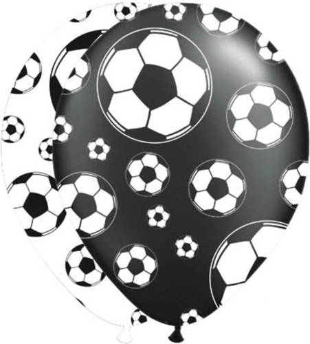 Folat Voetbal Ballonnen - 8 Stuks