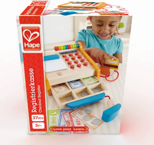 Hape Houten Kassa Met Scanner En Pin
