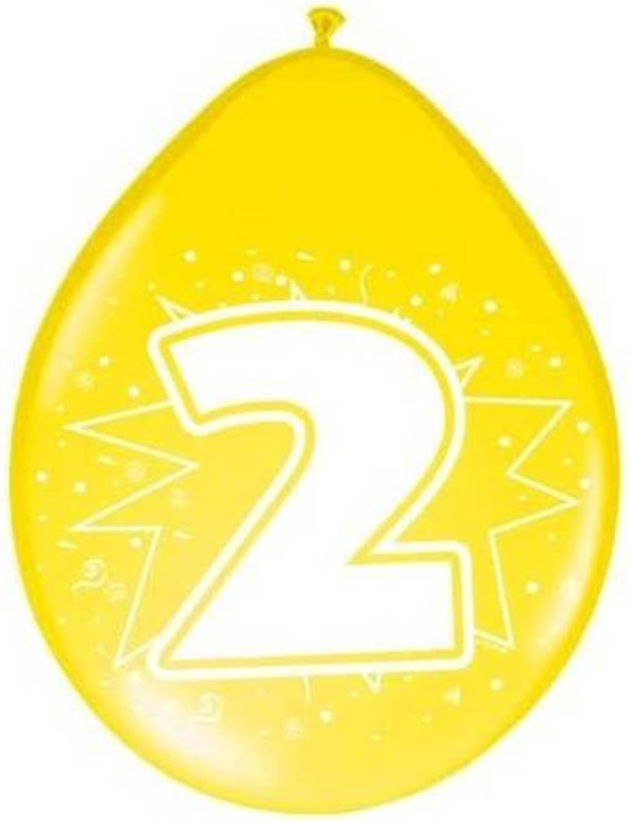 Amigo 2 Jaar Ballonnnen - 8 Stuks