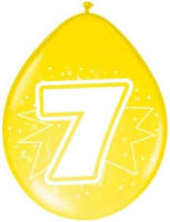 Amigo 7 Jaar Ballonnen - 8 Stuks