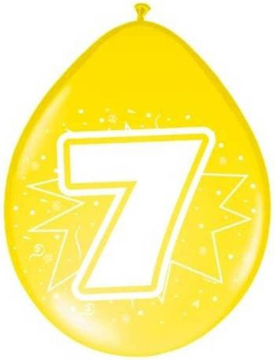 Amigo 7 Jaar Ballonnen - 8 Stuks