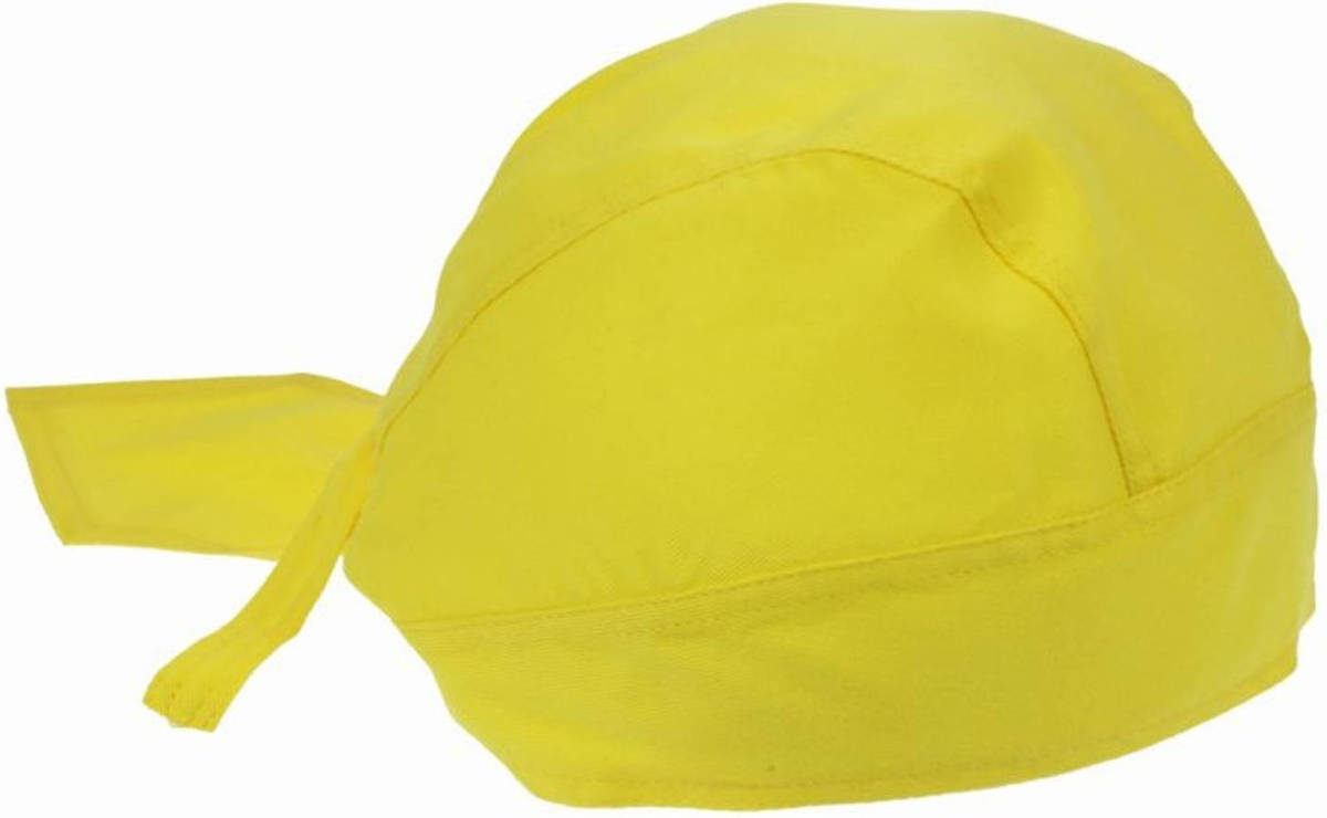 Benza - Bandana - Geel - Voorgevormd