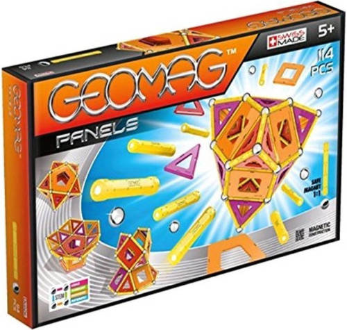 Geomag Panels Geel/oranje 114-delig