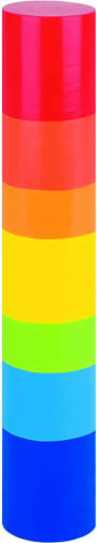 Goki Houten Regenstaaf: Regenboog 26,5 Cm