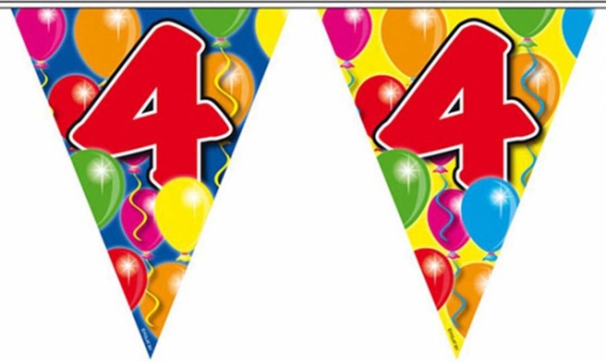 Folat Leeftijd Vlaggenlijn 4 Jaar 10 Meter - Vlaggenlijnen