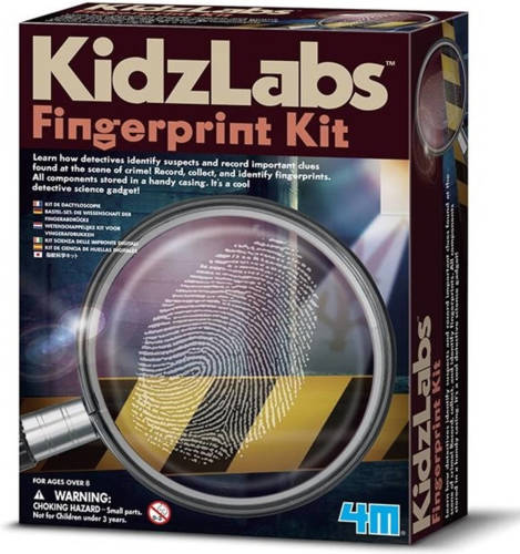 4M Kidzlabs: Spy Science/vingerafdruk Set