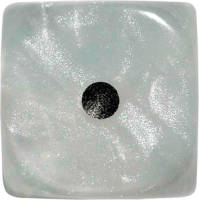 Philos Parelmoer Wit Dobbelstenen 12mm 36st.