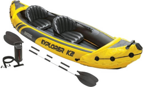 Intex Opblaasbare Kajak Explorer K2 2-personen 4-delig