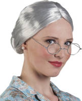 Boland Pruik Granny Dames Grijs