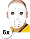 Smiffy's 6 Ijshockey Maskers