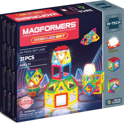 Magformers Neon Led Set 31-delig