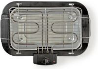 Nedis Elektrische Barbecue | Rechthoekig | 38 x 22 cm | 2000 W
