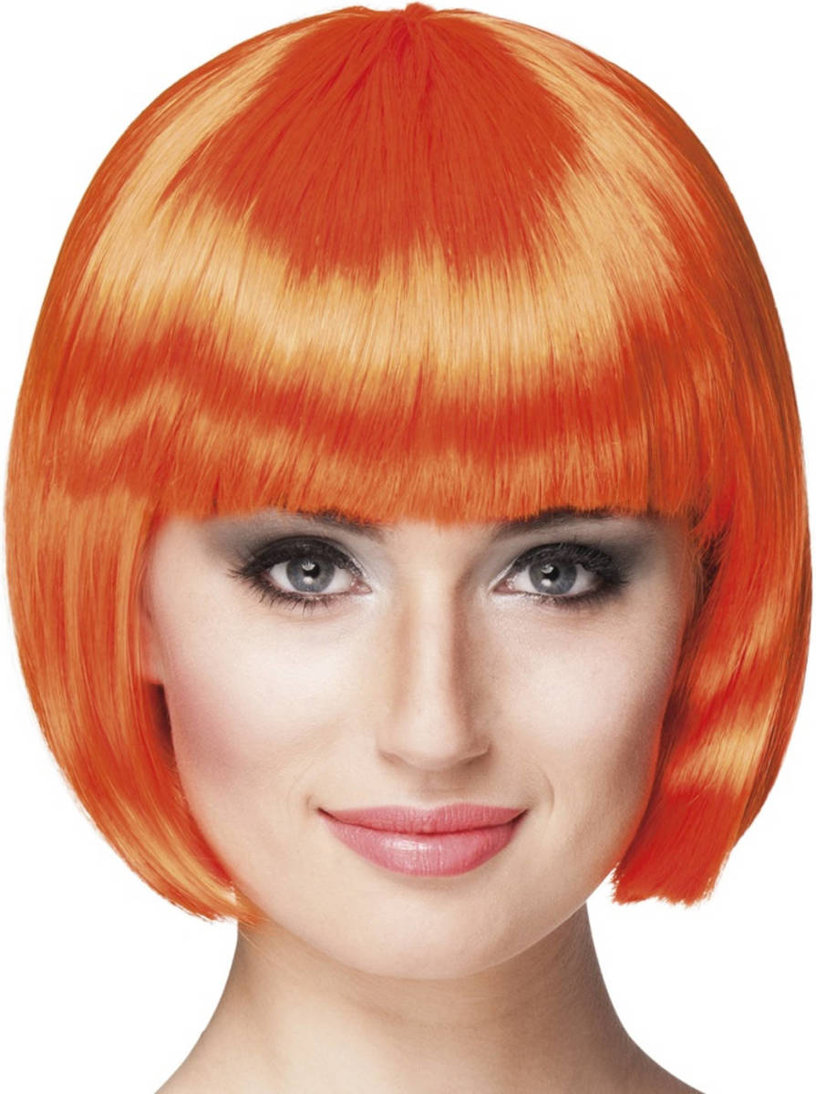 Boland Pruik Cabaret Dames Oranje