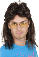 Boland Pruik Larry Heren Bruin