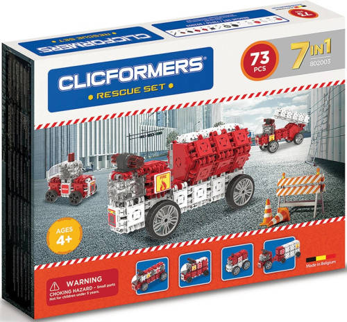 Clicformers Rescue Set 74-delig