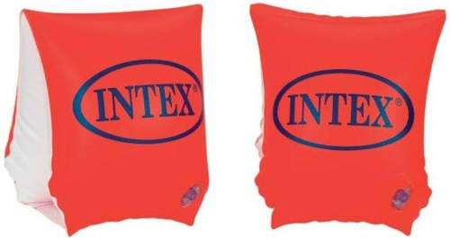 Intex Zwemvleugeltjes Deluxe Armbands Oranje 18 T/m 30 Kg
