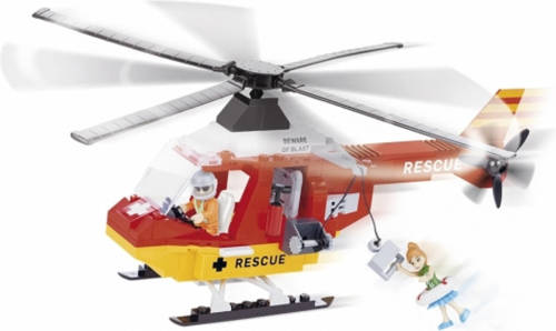 Cobi Reddingshelikopter Bouwstenen Set - Constructiespeelgoed