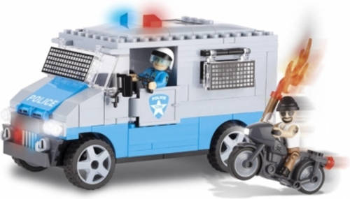 Cobi Politiebus Bouwstenen Set - Constructiespeelgoed