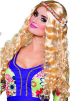 Boland Pruik Hippie Met Hoofdband Dames Blond