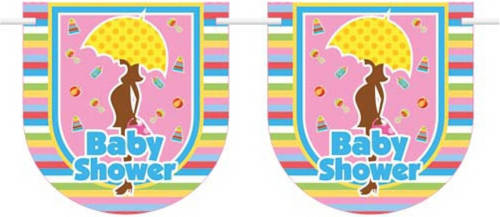 Folat Babyshower Slingers 6 Meter - Vlaggenlijnen