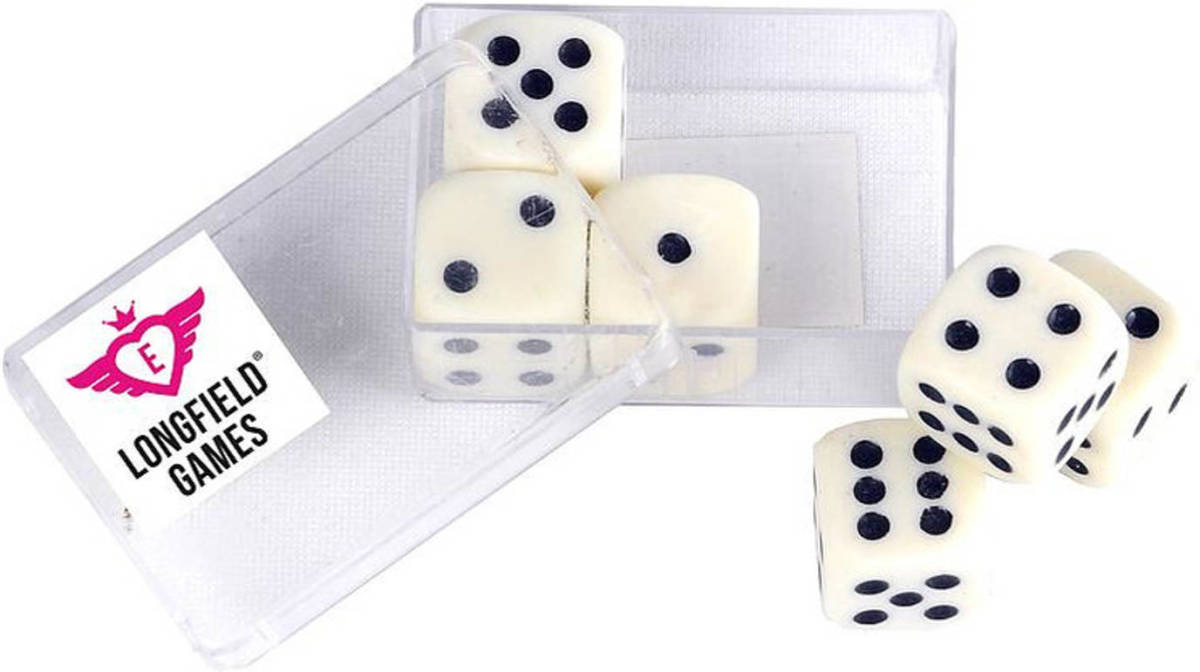 Longfield Games Dobbelstenen 6 Stuks - Dobbelspellen
