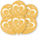 Amscan Ballonnen Gouden Jubileum 27,5 Cm Latex Goud 6 Stuks