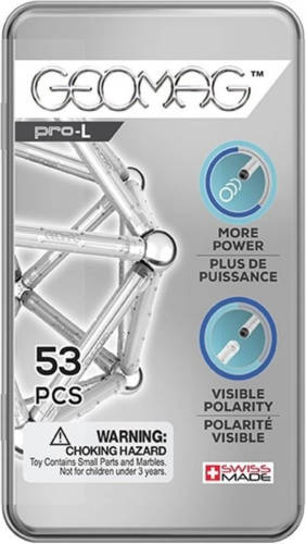 Geomag Pro-l Pocket Set 53-delig Zilver