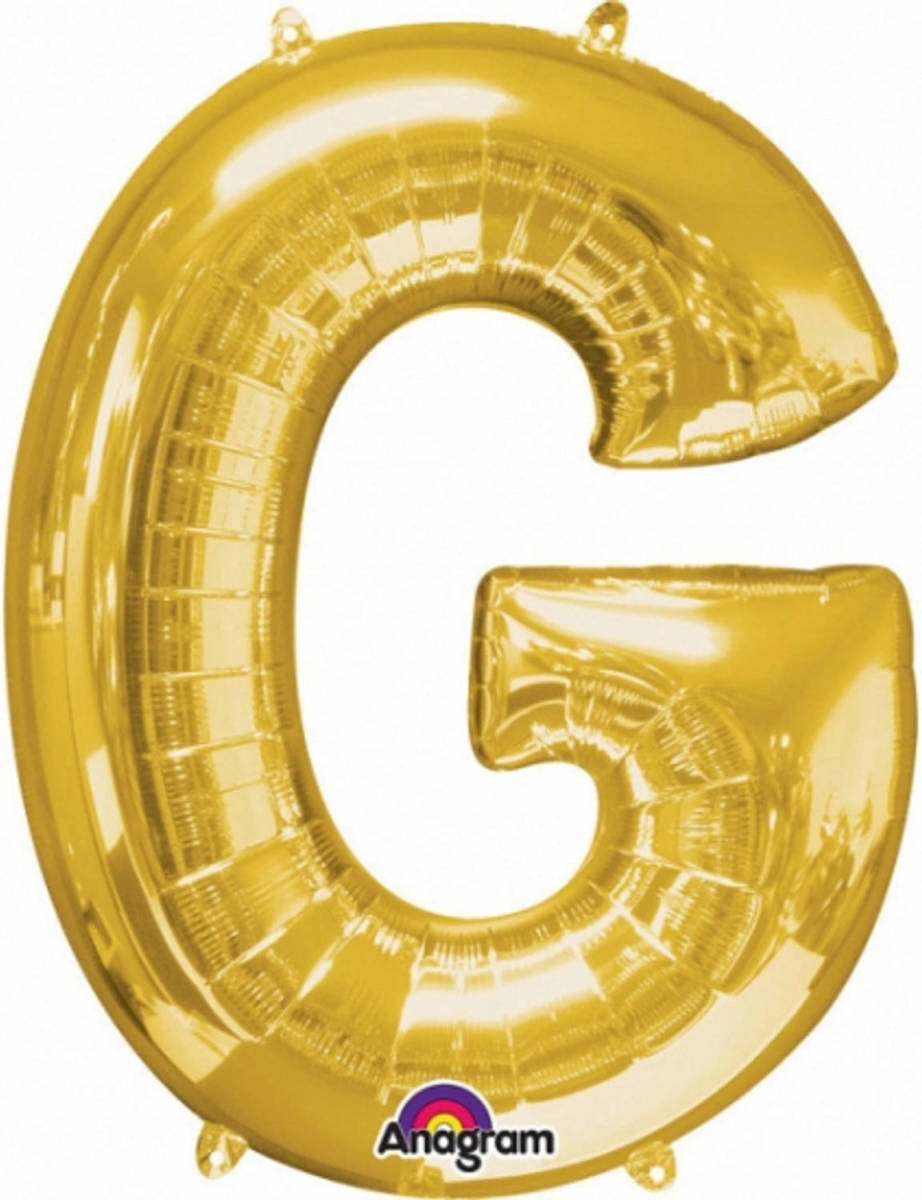 Anagram Mega Grote Gouden Ballon Letter G - Ballonnen