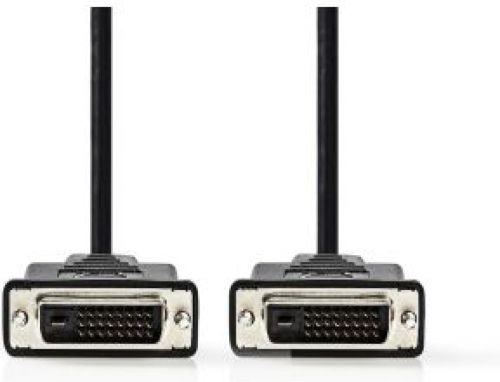 Nedis DVI-kabel | DVI-D 24+1-pins male | DVI-D 24+1-pins male | 2,0 m | Zwart