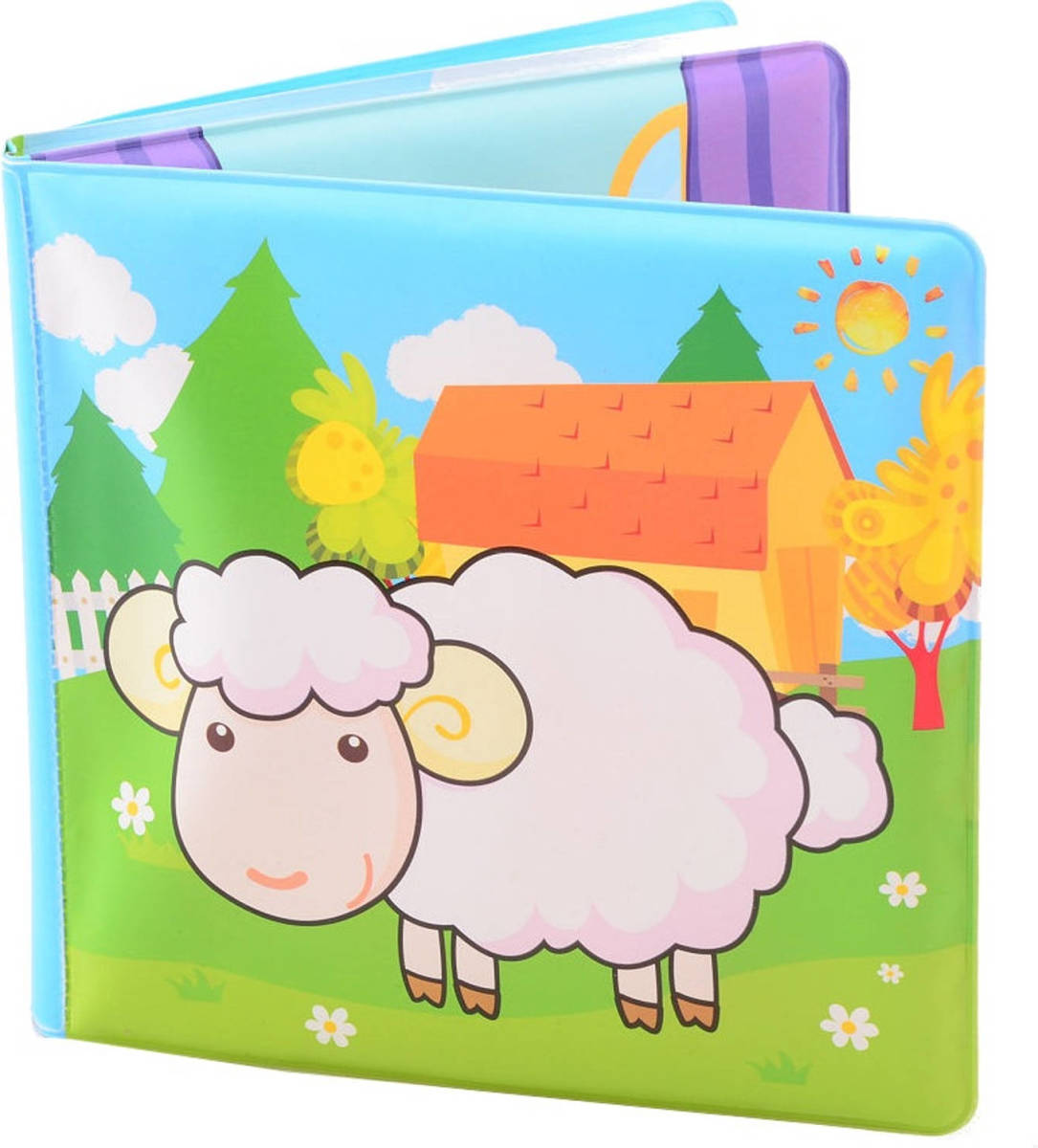 Johntoy Happy World Badboekje Boerderijdieren 14 Cm