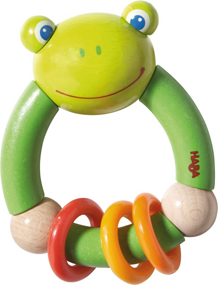 Haba Rammelaar Kikker Groen 7,5 Cm